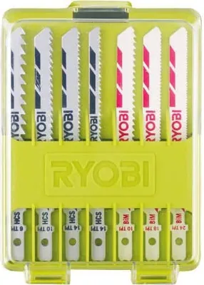 Produktbild von Set lame pentru ferastrau alternativ RYOBI RAK10JSB, 10 piese, metal/plastic/lemn, 102mm