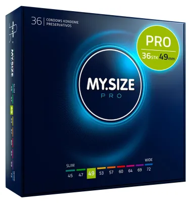 Obrázok produktu pre Kondómy MY.SIZE Pro 49 mm - 36 kusov