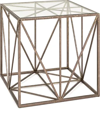 Produktbild von HAKU Möbel Beistelltisch bronze - Maße: B 50 cm x H 50 cm x T 50 cm; 13256