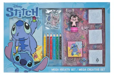 Produktbild von Mega Kleur- en Stempelset Stitch - 15dlg.