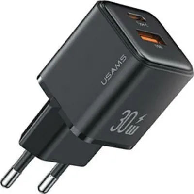 Image de Usams Charging USB-C+USB-A PD 3.0 30W Fast Charging