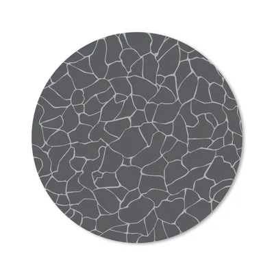 Produktbild von MuchoWow® Mauspad Mousepad Design - Geometrie - Schwarz 20x20 cm - Mousepads - Maus Mat - Pad - Mausunterlage - Schreibtischmatte