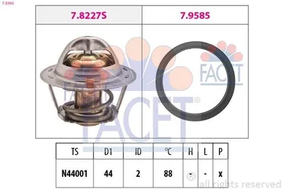 Produktbild von FACET Thermostat Kühlmittel 88°C für SUZUKI JIMNY (FJ) für CHEVROLET MATIZ (M200, M250)