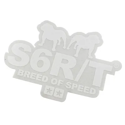 Produktbild von Stage6 Aufkleber R/T Breed of Speed weiß kompatibel mit Yamaha Aerox 50