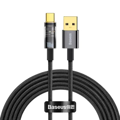 Produktbild von Baseus Ladekabel USB-Kabel - USB Typ C 100W 2m Schwarz