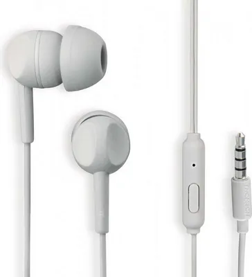 Produktbild von THOMSON Ohrhörer mit Kabel 3,5 mm mit Mikrofon EAR3005GY grau
