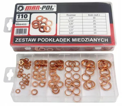 Produktbild von Kupferscheiben-Set, 110-teilig, M66455