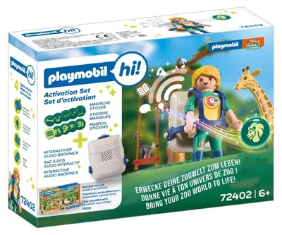 Produktbild von PLAYMOBIL hi! Activation Set ''Zoo 72402''