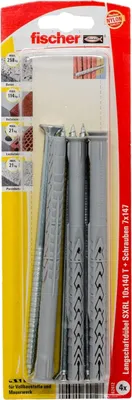 Immagine prodotto di ancoraggio universale fischer FUR con vite a testa svasata SB card Dimensioni: