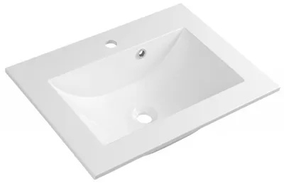 Produktbild von Sapho YUKON Waschtisch 60x45cm, Gussmarmor, weiß