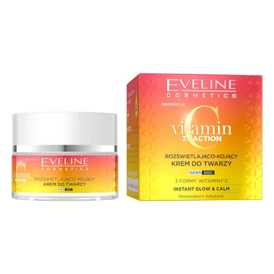 Obrázek produktu pro Eveline Vitamin C 3x Action Rozświetlająco-kojący krem do twarzy, 50 ml