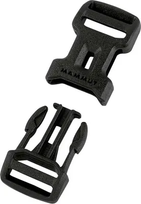 Image de Mammut Dual Adjust Side Squeeze Buckle, boucle pour sac à dos, couleur:black, taille:15 mm