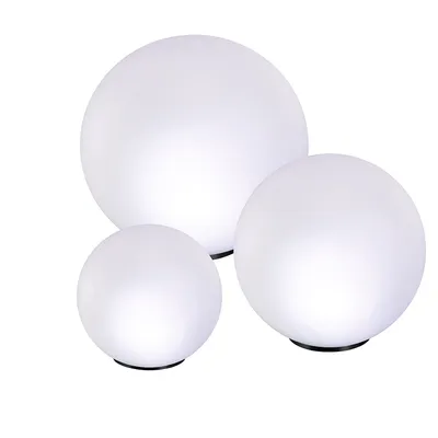 Produktbild von Esotec Solarleuchtkugel Garten 3er Set, multicolor, IP44, wetterfest