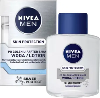 Zdjęcie produktu dla Nivea Men Skin Protection Woda po goleniu Silver Protect, 100ml