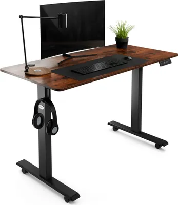 Obrázok produktu pre di volio elektrický písací stôl 120 x 60 cm Amone - hnedý