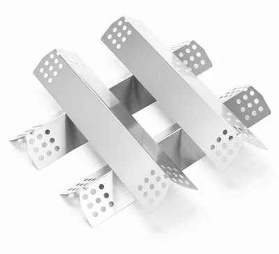 Image de Omgoods - Ensemble de plaques de cuisson en acier inoxydable pour barbecues Charbroil et Napoleon