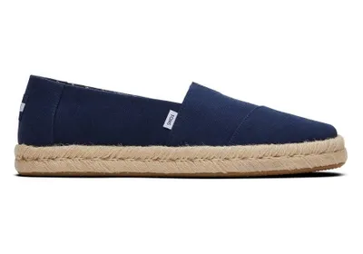 Produktbild von Toms Alpargata Rope 2.0 10019870 Navy Recycled Baumwolle Slubby Woven