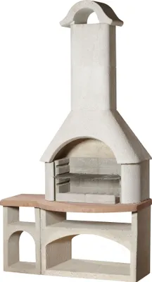 Obrázok produktu pre Buschbeck záhradný gril krb Bozen biela-terakota 90076.000