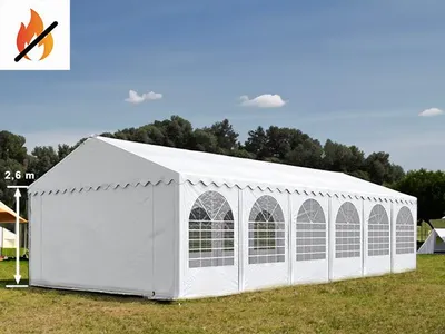 Produktbild von Partyzelt 8x12m Professional Plus - Weiß