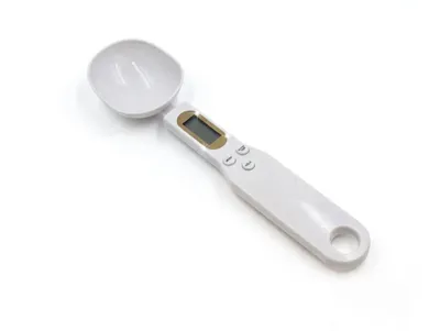 Obrázok produktu pre Digitálna kuchynská váha s odmerkou 0,1 g – 500 g | Biela
