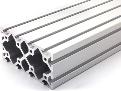 Produktbild von Länge 260mm - Aluminiumprofil 80x160S I-Typ Nut 8 (schwer), silber eloxiert. Aluminium Profil 80x160 Alu Profil 80 x 160 Montage- Systemprofil
