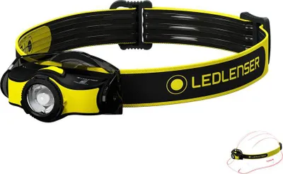 Produktbild von Ledlenser Kopflampe iH5, schwarz-gelb, 200 Lumen, 130m Leuchtweite, 35Std. Laufzeit, IP54