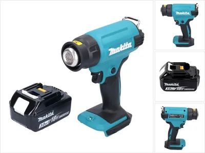 Produktbild von Makita DHG 180 F1 Akku Heißluftgebläse 18 V 550 °C + 1x Akku 3,0 Ah - ohne Ladegerät