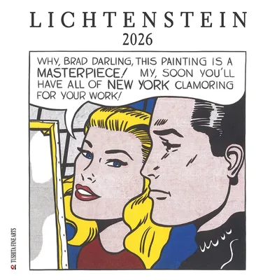 Zdjęcie produktu dla Roy Lichtenstein 2026: Kalendarz na rok 2026 (Tushita Fine Arts)