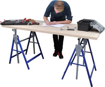 Obrázek produktu pro vidaXL Lešenářské kozlíky 2 ks. Nastavitelné