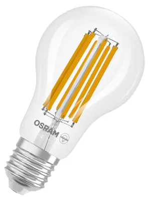 Produktbild von OSRAM LED Retrofit CLASSIC A in A-Form, LED-Lampe, LEAD FREE GLASS, klar, 17 W, (ex 150 W), 2452 lm, Kaltweiß, 4000 K, 15000 h, CRI 80