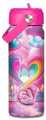Obrázok produktu pre Fľaša, dievča z ulice, srdce, dúha