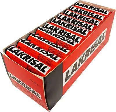 Image de Pastilles de réglisse Salmiak 40 x 25g
