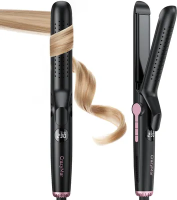 Produktbild von Haarglätter 2-in-1 Glätteisen & Locken, Ionen Air, 9 Temperaturstufen 110-230°C, Kaltluftfunktion, Anti-Frizz, Negativ-Ionen, für alle Haartypen