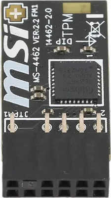 Zdjęcie produktu dla Moduł TPM2.0 TPM SPI 12-pinowy moduł bezpieczeństwa szyfrowania z SLB 9672 dla płyt głównych MSI dla Windows 10 11