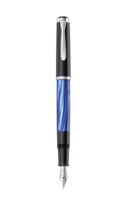 Obrázek produktu pro Pelikan 801966 Plnicí pero Pelikan M 205, modré mramorované, F