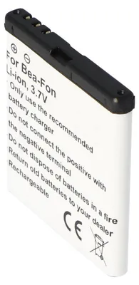 Produktbild von Akku passend für den Bea-Fon Akku Model: S480/SL580 3,7 Volt 800mAh, max. 1000mAh