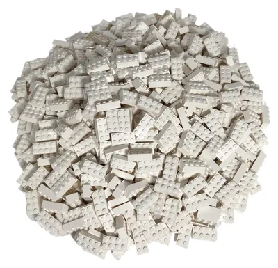 Produktbild von LEGO® 2x4 Steine Bausteine Weiß - 3001 NEU! Menge 50x