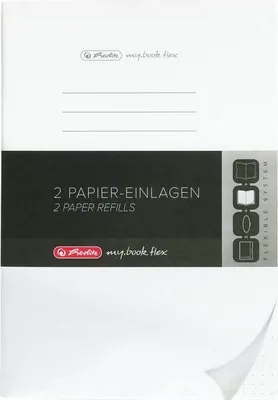 Produktbild von herlitz Papier-Ersatzeinlagen für Notizheft my.book flex A4 punktiert 2x 40 Blatt