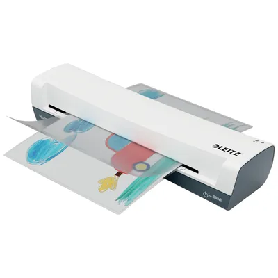 Produktbild von Leitz iLAM Home, 33 cm, Heisslaminator, 3 min, 300 mm/min, 0,4 mm, A3