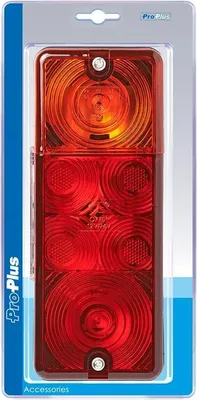 Obrázek produktu pro Zadní svítilna 4 funkce 210x83mm v blistru