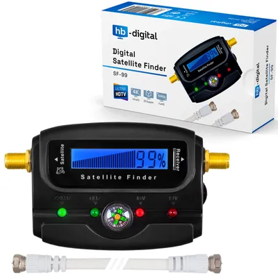 Produktbild von hb-digital Satfinder Digital SF-99 LCD Display Kompass Ton schwarz