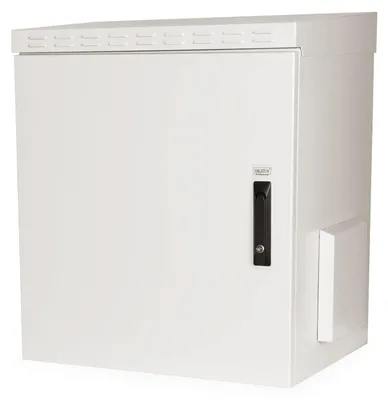 Produktbild von Digitus Wandgehäuse IP55 - zur Anwendung im Außenbereich - 600x450 mm (BxT), Wandmontiertes Regal, 100 kg, Grau