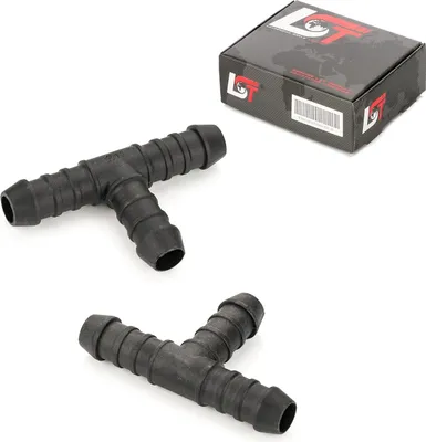 Produktbild von 2x Schlauchverbinder Polyamid T-Stück Benzin ölbeständig 12 mm für KIA HYUNDAI