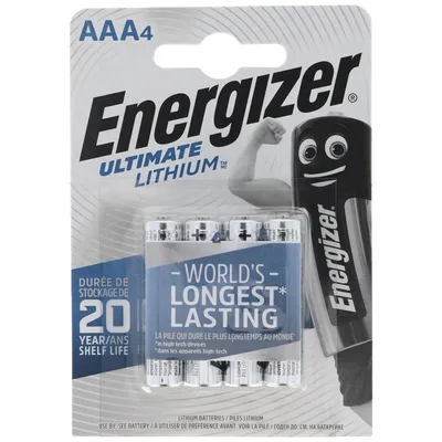 Immagine prodotto di 1x4 ENERGIZER Ultimate Lithium Micro AAA LR 03 1,5V