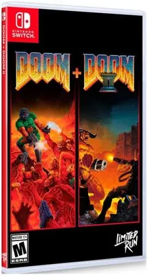 Obrázek produktu pro Bethesda DOOM & DOOM II, Nintendo Switch, Režim multiplayer, Starší, Fyzické médium
