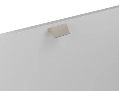 Immagine prodotto di Maniglia per mobili in zamak, distanza tra i fori di 32 mm, finitura nichelata