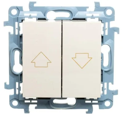Zdjęcie produktu dla Kontakt-Simon CZP1.01/41, Przyciskany przełącznik, Plastik, Biały, IP20, IP44, 250 V, 10 A