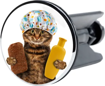 Produktbild von SANILO® Waschbeckenstöpsel, Shower Cat