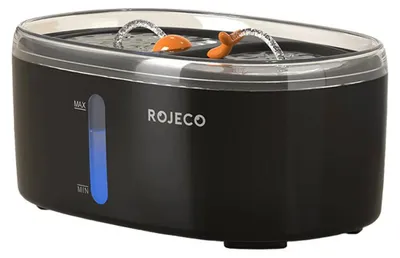 Obrázok produktu pre Rojeco 2,5 l inteligentná fontána/napájadlo pre psy a mačky (čierna)