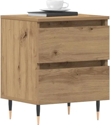 Obrázok produktu pre vidaXL Nočný stolík Artisan dub 40 x 35 x 50 cm materiál na báze dreva